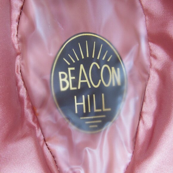 YoungAn Beacon Hill Men's Blue Felt Fedora Size L 7 1/4-7 3/8 Made in Korea - Picture 7 of 8